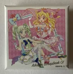 アイカツ！ ジャケバッジ 星宮いちご 藤堂ユリカ SCRAPBOOK 01