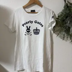 パーリーゲイツ Tシャツ サイズ 1 ホワイト　白