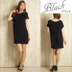 23.美品☆定価4万☆グレースコンチネンタル☆ビジュー　ワンピース　ブラック