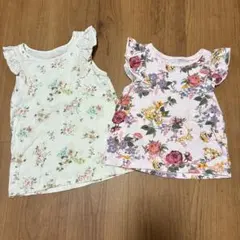 next 花柄 フリル Tシャツ 2枚セット 110cm 98cmのサムネイル