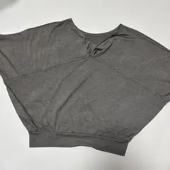 janis market ドルマンTシャツ ラメ加工 グレー Mのサムネイル