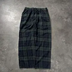 PolobyRalphLaurenパジャマパンツブラックウォッチチェック古着M