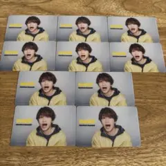 【新品未使用】なにわ男子　藤原丈一郎　Doki it 　クリアカード　10枚