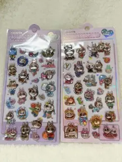 【残2】ラブブ　ウォーターシール　ボンボンドロップ　2枚セット