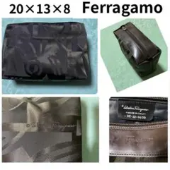 イタリア製　Ferragamo フェラガモ　ポーチ　クランチバッグ　ヴィンテージのサムネイル