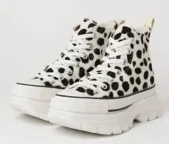 ALL☆STAR Converseドット柄 厚底ハイカットスニーカー