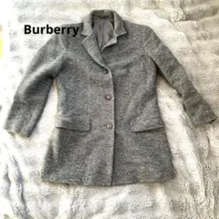 BURBERRY グレー ジャケット 40 カシミヤ入りのサムネイル