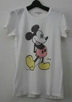 Disney ミッキーマウス プリントTシャツ ホワイト Sサイズのサムネイル