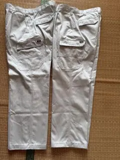 Kansai 作業ズボン2本冬用シルバー　ウエスト82 股下69センチ