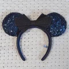 ディズニー カチューシャ ハロウィン ネイビー ブラック