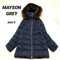 MAYSON GREY　3WAYダウンジャケット　ダウン90%　ネイビー　長丈