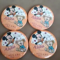 ディズニー アウラニリゾート 缶バッチ4個　　AULANI