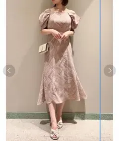 スナイデル　2wayデザインプリントワンピース