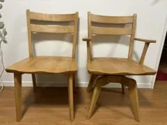 【お引取り限定】木製チェア 4脚セット