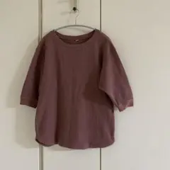 匿名配送 ユニクロ ワッフルクルーネックTシャツ