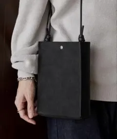 MONO-MART スクエアショルダーバッグ ミニショルダーバッグ ネックポーチ