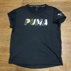PUMA ブラック Tシャツ レディースＬサイズ相当