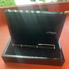 S.T. Dupont デュポン万年筆 ブラック＆シルバー　カートリッジのサムネイル