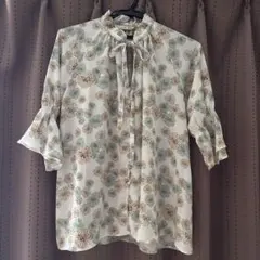 PAUL & JOE 花柄五分袖ブラウスSサイズUNIQLO