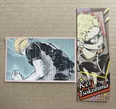 ハイキュー　月島蛍　月島　烏野高校　メモリアルコレクション　オリジナルステッカー