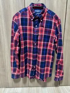 Gymphlex ネルシャツ Sサイズ 赤/ネイビー