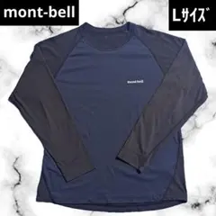 [몽벨] 몽벨 WIC 블랙 x 네이비 래글런 롱 슬리브 T