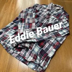 Eddie Bauer 長袖シャツ Mサイズ チェック柄