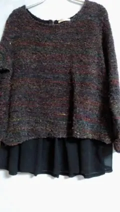 冬長袖お洒落チュニック美品!