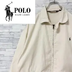 90s ポロラルフローレン スウィングトップ ジャンパー ブルゾン L〜XL相当