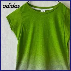 【良品】 adidas アディダス 袖ロゴ Tシャツ climaliteのサムネイル