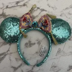 ディズニー ミッキー耳カチューシャ 水色