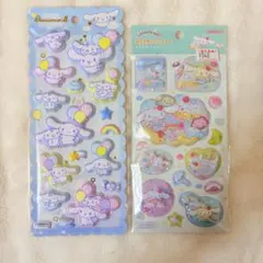 シナモロール　ポップデコパーティー　わたあめカプセル　マシュマロシール　2点