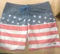 【良品】BILLABONG 星条旗 ボードショーツ 38 XLのサムネイル
