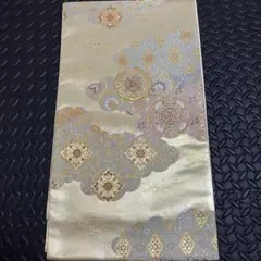美品✨最高級品】佐賀錦 正絹 六通柄 袋帯「正倉院花文」 金銀糸 成人