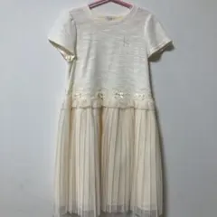 【定価14300円】組曲 入学式 卒園式　フォーマル　ワンピース プリーツ130