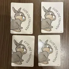 ちゃこみ様専用　ディズニーストア　じゃんけんカード　Disney とんすけ4枚
