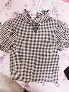 MARS ワントーンハートくり抜き テレコトップス