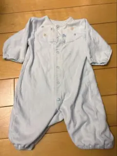 ファミリア　familiar ロンパース　2wayオール　カバーオール　水色