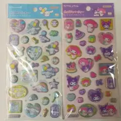 【国内正規品】ポップデコパーティー ラメきらクリスタルシール2枚セット サンリオ