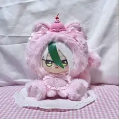 ハンドメイド 着ぐるみ おすわりぬい服 推し活 桃色 d383