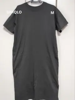 UNIQLO 半袖コットンロングワンピースＭ