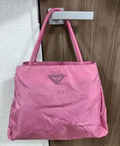 PRADA MILANO B6242 ナイロン製のピンクの トートバッグ