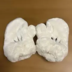 ミッキーマウス　キッズ用手袋 ホワイト