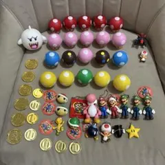 スーパーマリオ　コイン　マスコット　フィギュア　ソフビ　まとめ　現状品