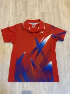 YONEX ゲームシャツ　レッド ポロシャツ 半袖