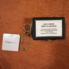 【新品未使用】 Francfranc バッグチャーム　エコバッグ ブラック