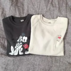 ユニクロ UT＊Disney スウェット 130 2枚set
