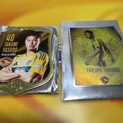 【未使用】ベガルタ仙台 シークレットアルミマグネット＆メタルステッカー　安野選手