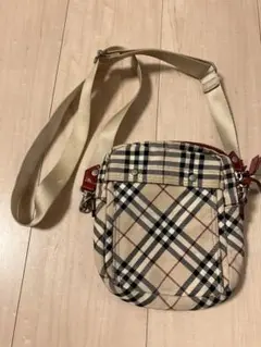 バーバリー　チェック柄ショルダーバッグ