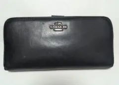 お値下げ中！COACH ブラックレザー 長財布